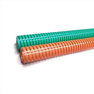 Ar PVC šķiedru pastiprināta sūkšanas šļūtene